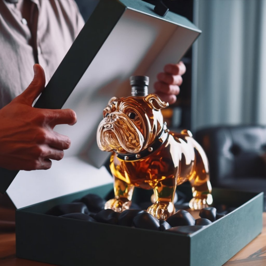 Licorera de Cristal | Edición Bulldog