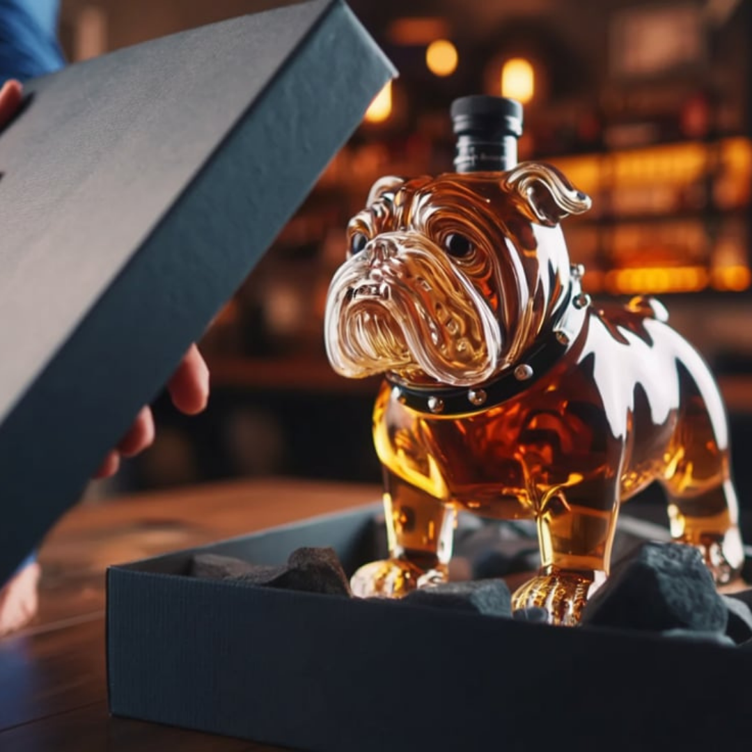 Licorera de Cristal | Edición Bulldog