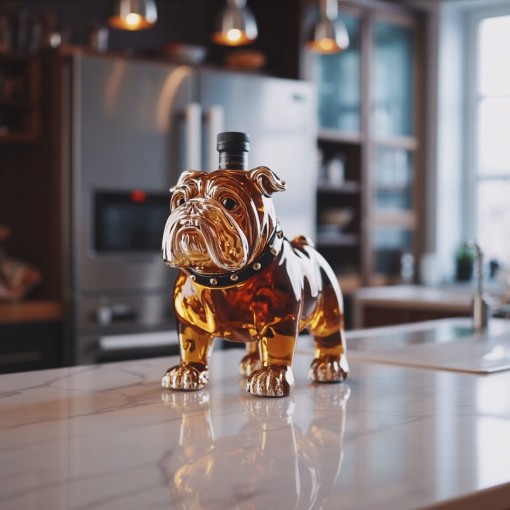 Licorera de Cristal | Edición Bulldog