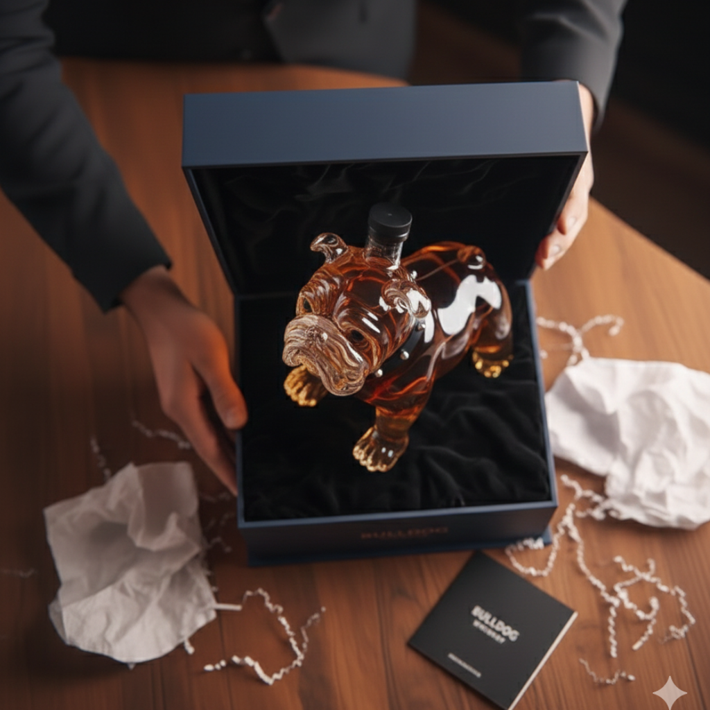 Licorera de Cristal | Edición Bulldog