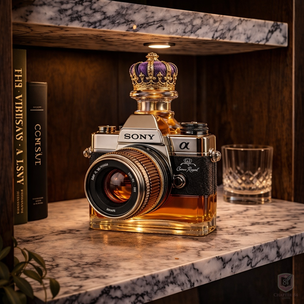 Licorera de Cristal |  Edición Cámara Vintage