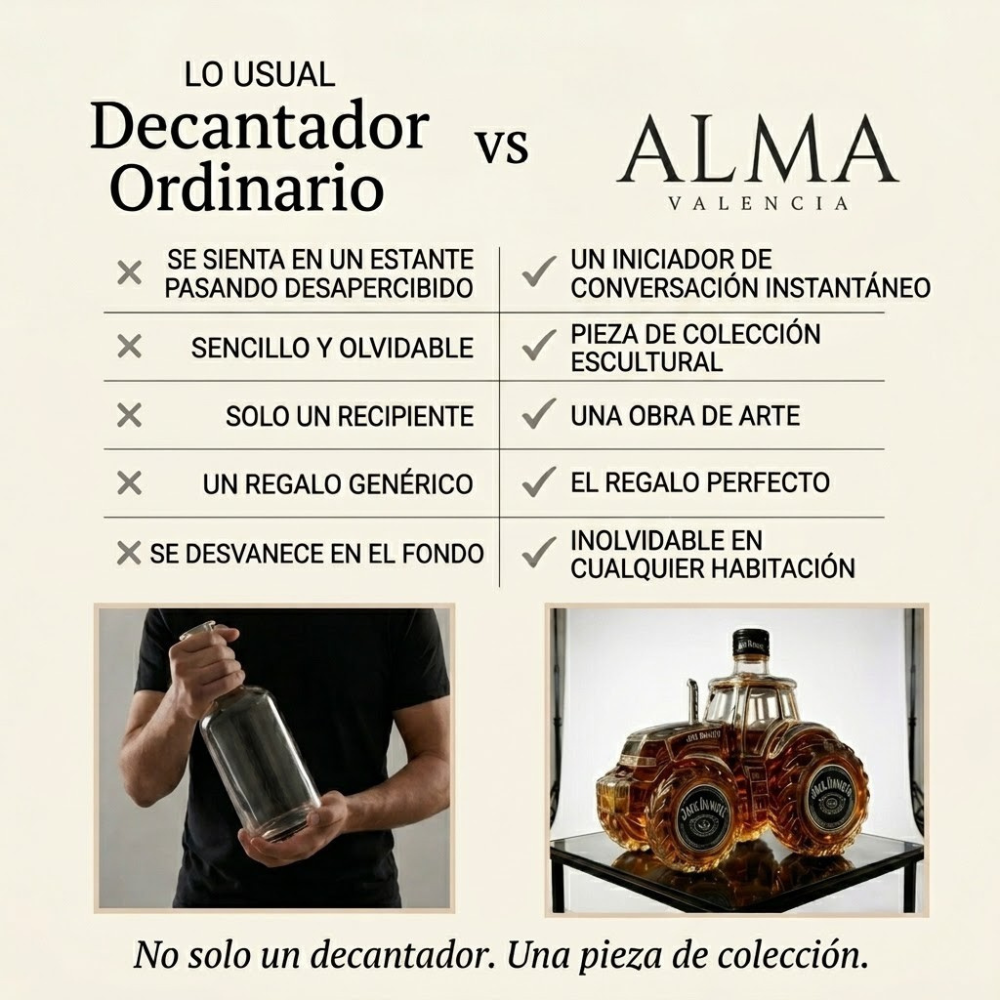 Licorera de Cristal | Edición Tortuga