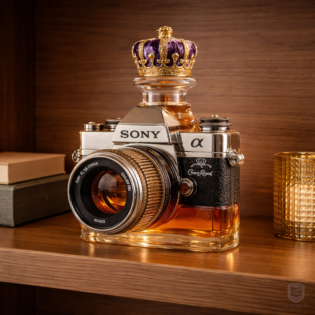 Licorera de Cristal |  Edición Cámara Vintage
