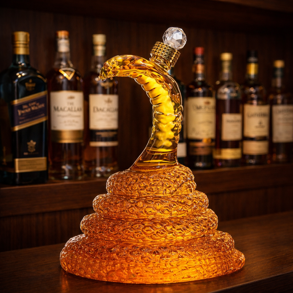 Licorera de Cristal | Edición Cobra