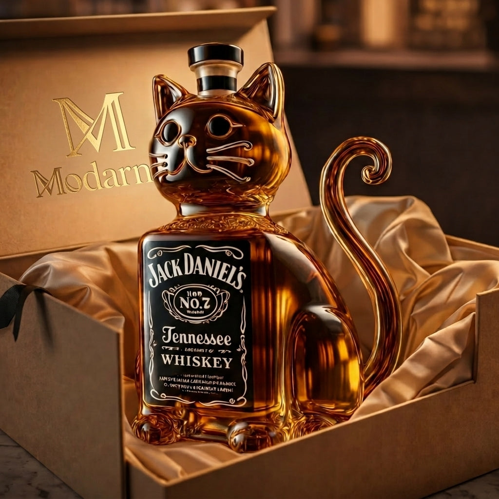 Licorera de whisky | Edición Gato