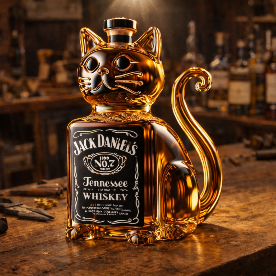 Licorera de whisky | Edición Gato