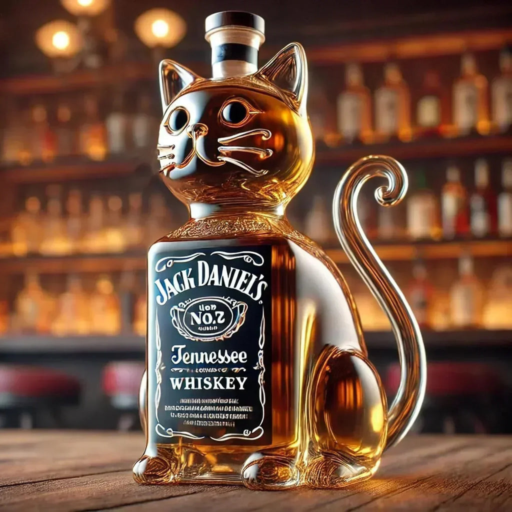 Licorera de whisky | Edición Gato