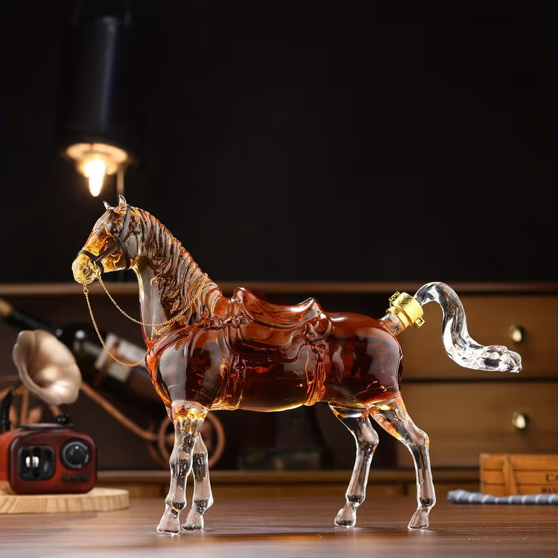 Licorera de Cristal |  Edición Caballo