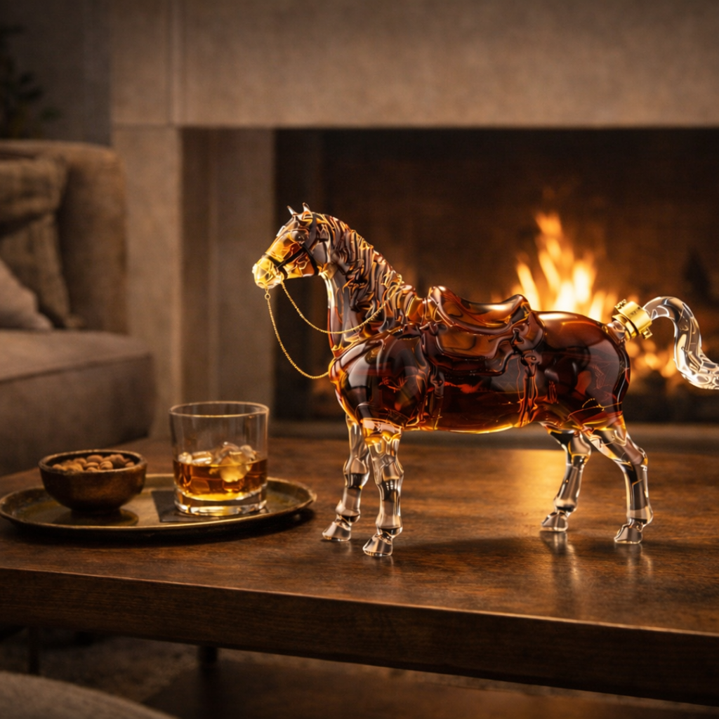 Licorera de Cristal |  Edición Caballo