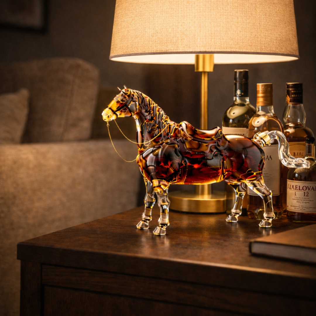 Licorera de Cristal |  Edición Caballo