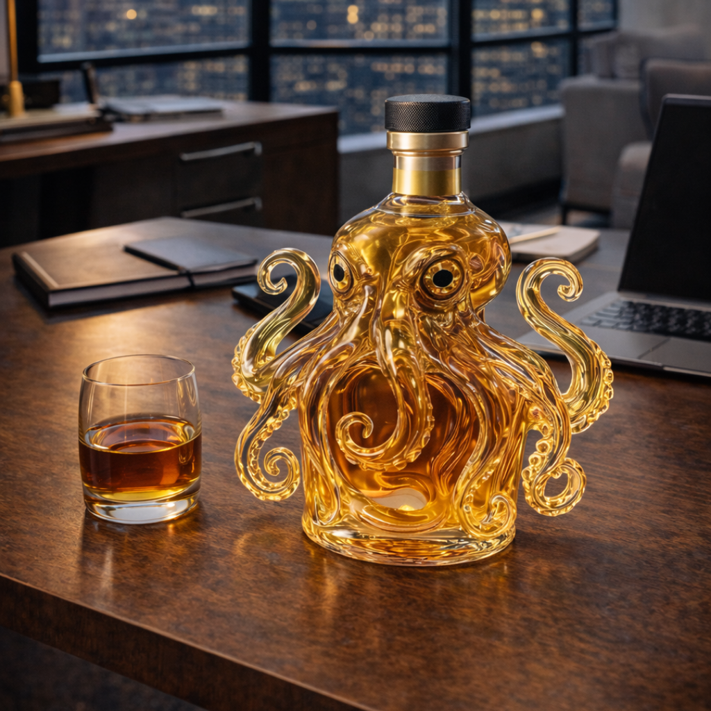 Licorera de whisky | Edición Pulpo