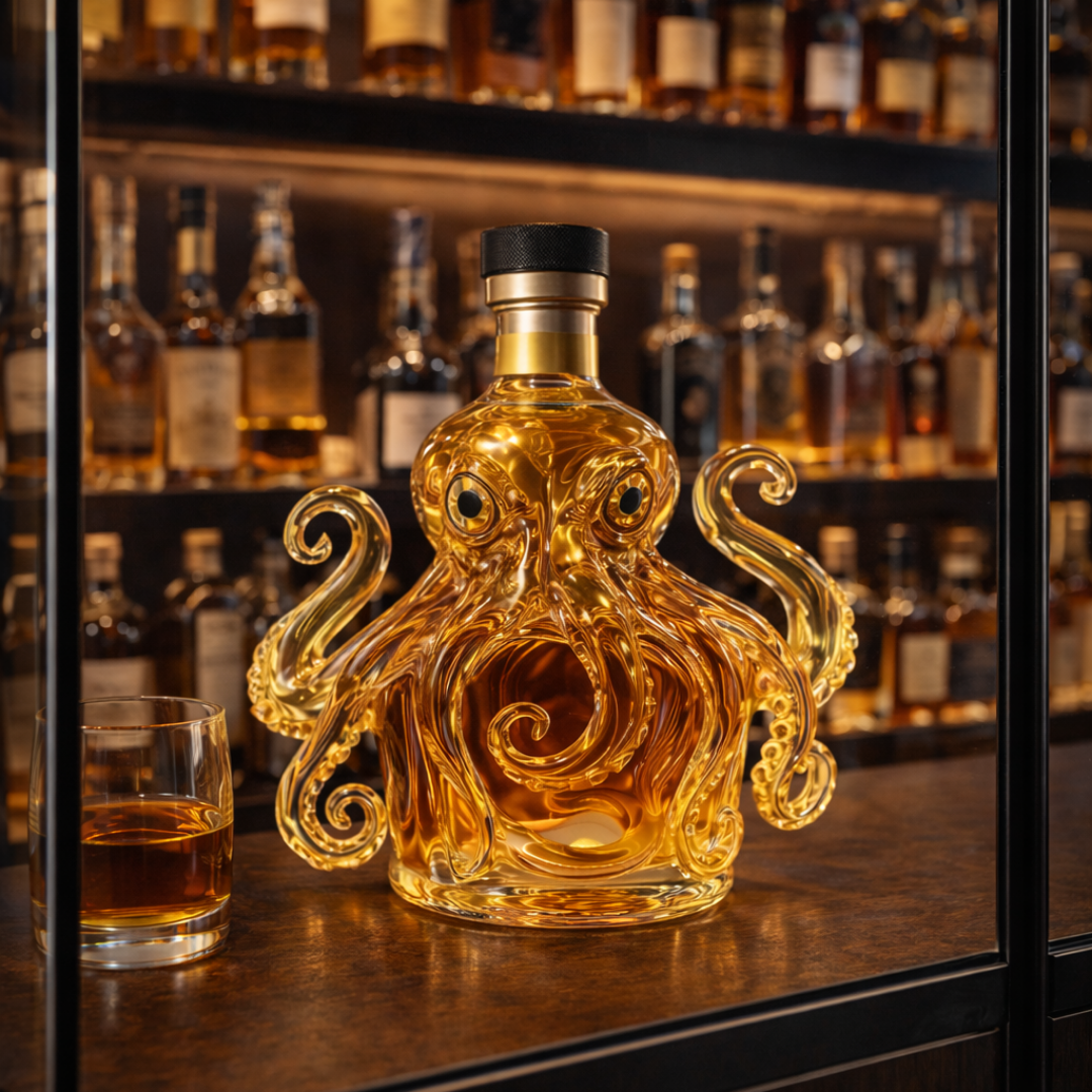 Licorera de whisky | Edición Pulpo