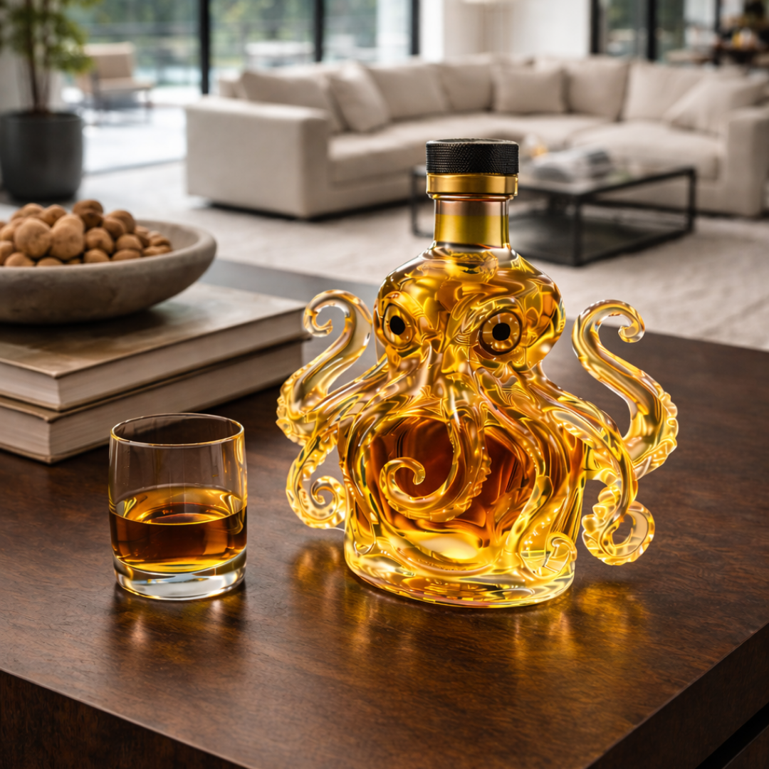 Licorera de whisky | Edición Pulpo