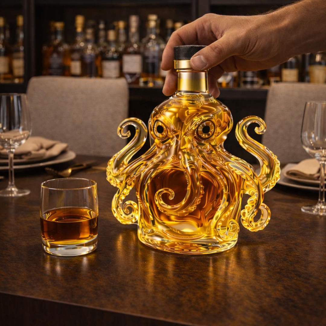 Licorera de whisky | Edición Pulpo