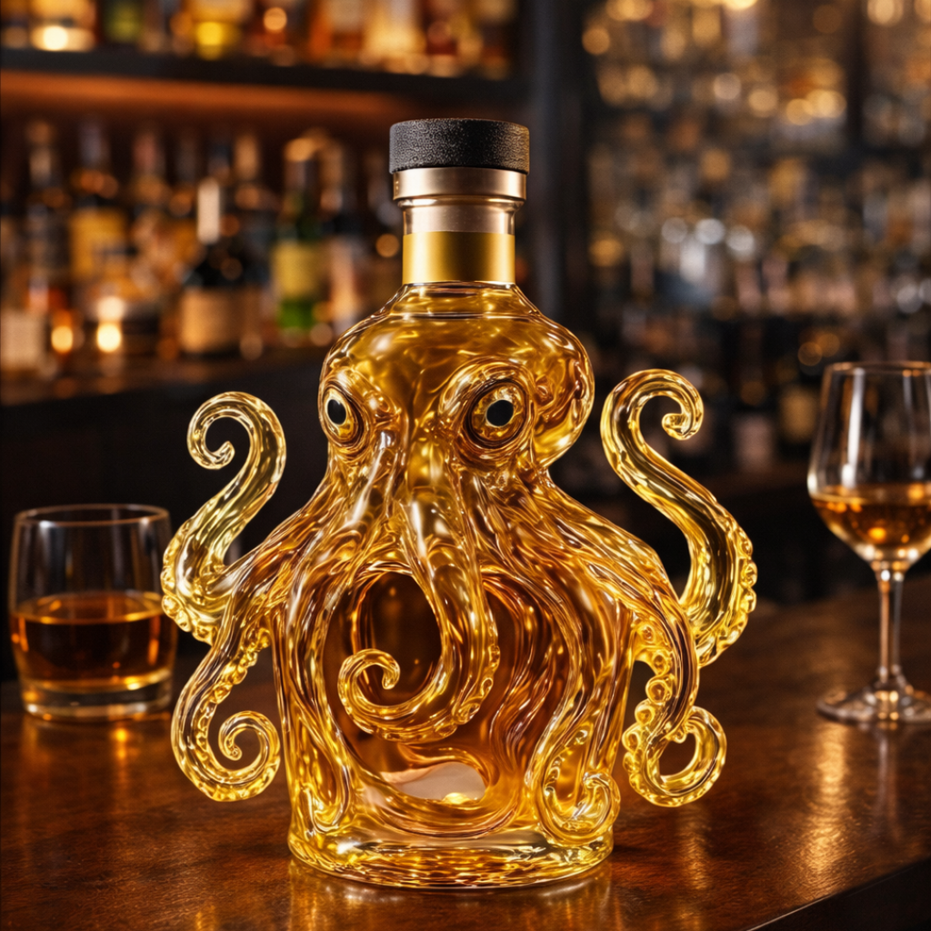Licorera de whisky | Edición Pulpo