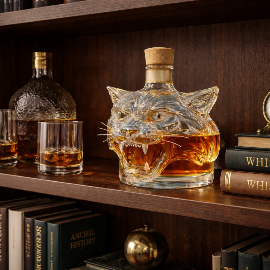 Licorera de Cristal | Edición Tigre