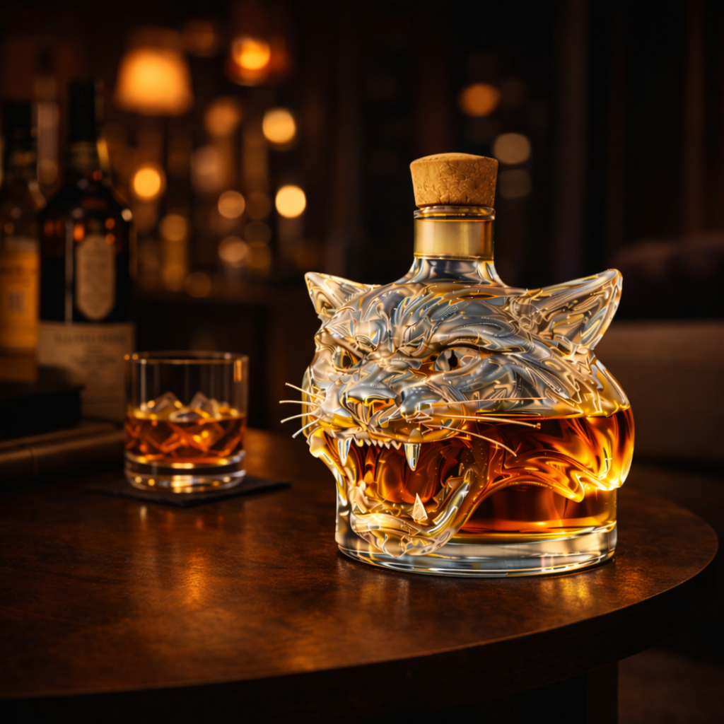 Licorera de Cristal | Edición Tigre