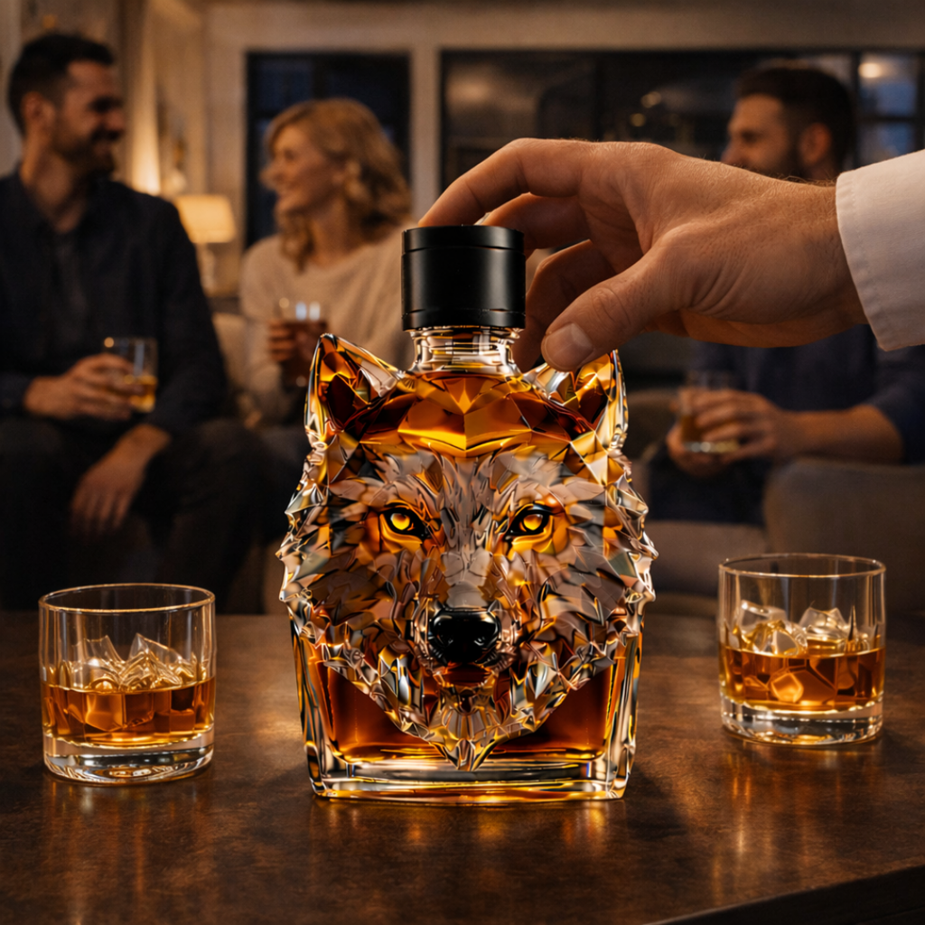 Licorera de whisky | Edición Lobo