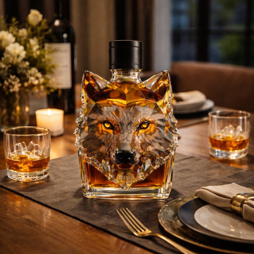 Licorera de whisky | Edición Lobo
