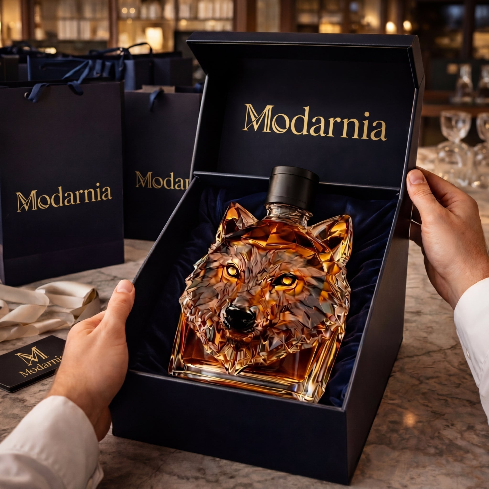 Licorera de whisky | Edición Lobo