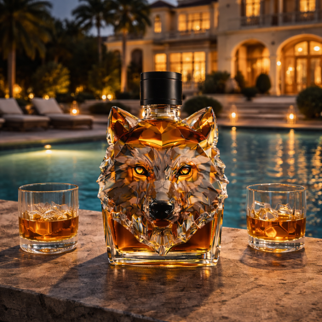 Licorera de whisky | Edición Lobo