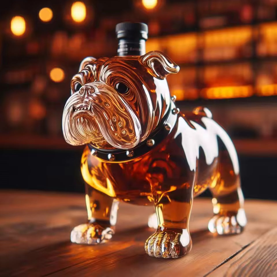 Licorera de Cristal | Edición Bulldog