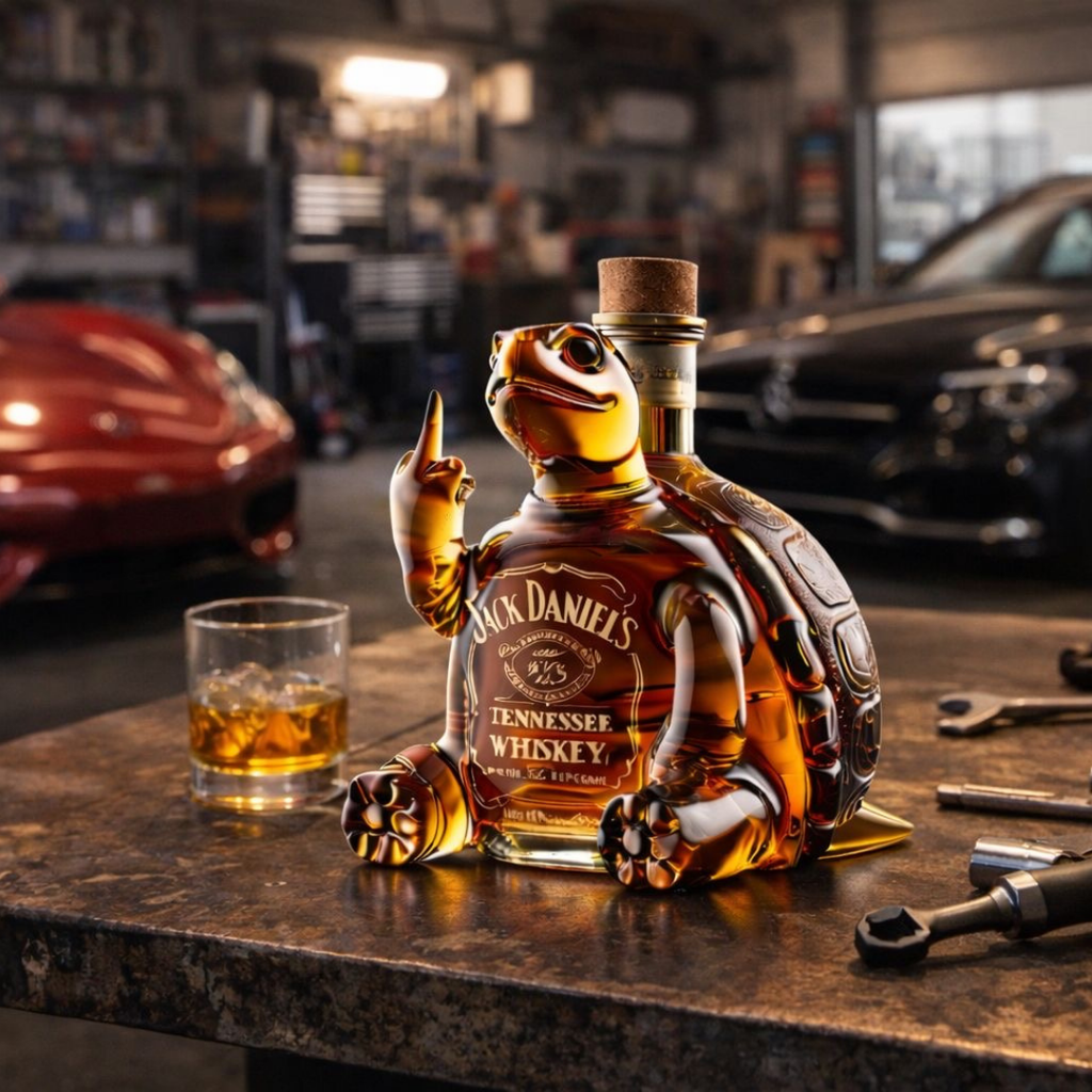 Licorera de Cristal | Edición Tortuga