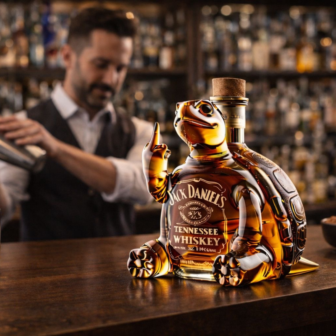 Licorera de Cristal | Edición Tortuga