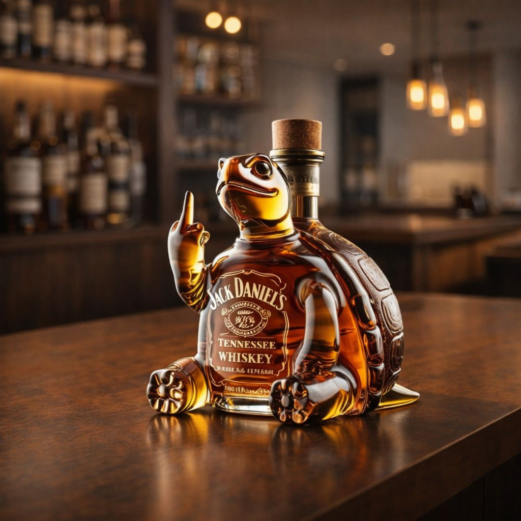 Licorera de Cristal | Edición Tortuga