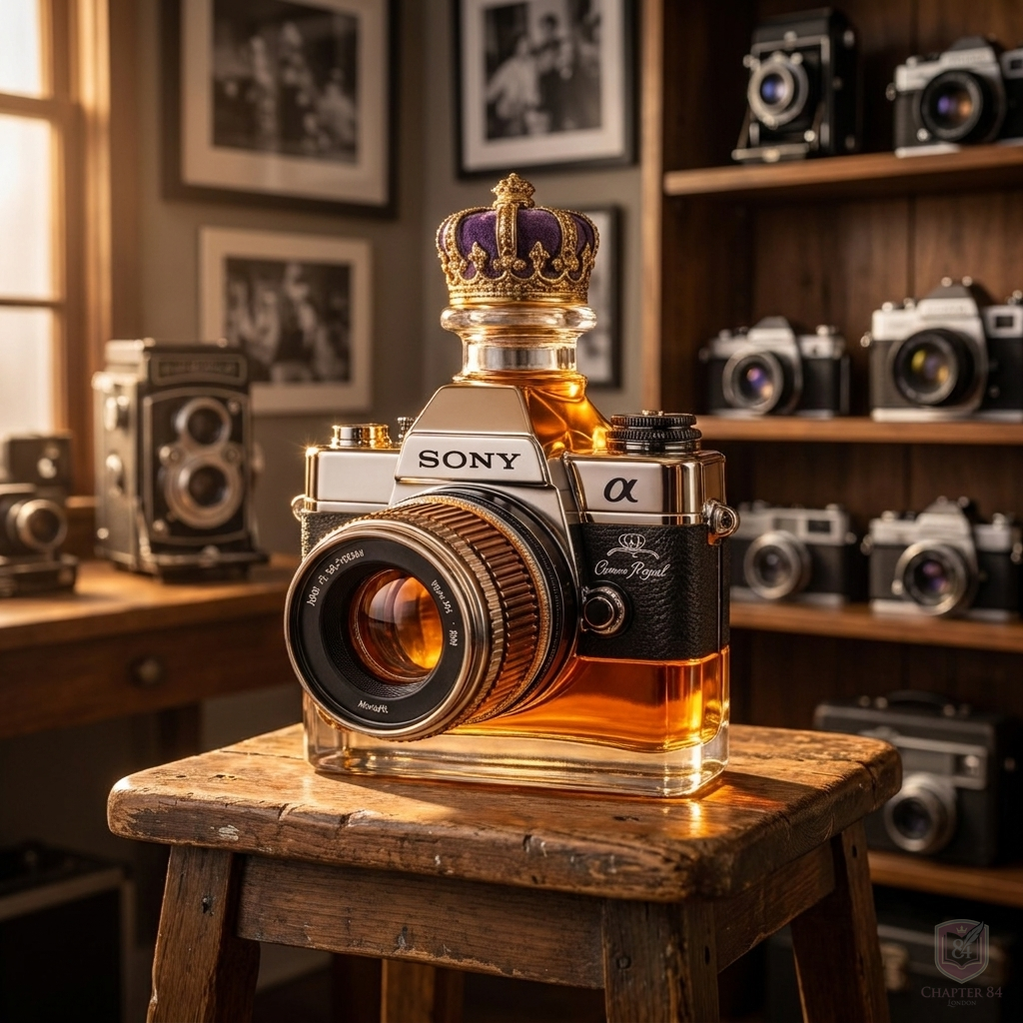 Licorera de Cristal |  Edición Cámara Vintage
