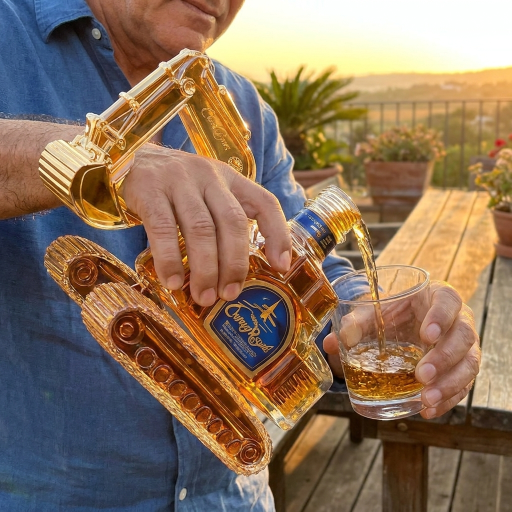 Licorera de whisky | Edición Excavadora. MÁS VENDIDA
