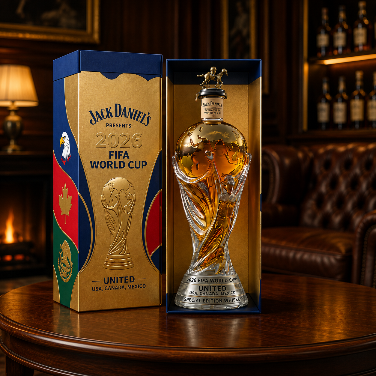 Licorera de Cristal | Edición Copa del Mundo 2026