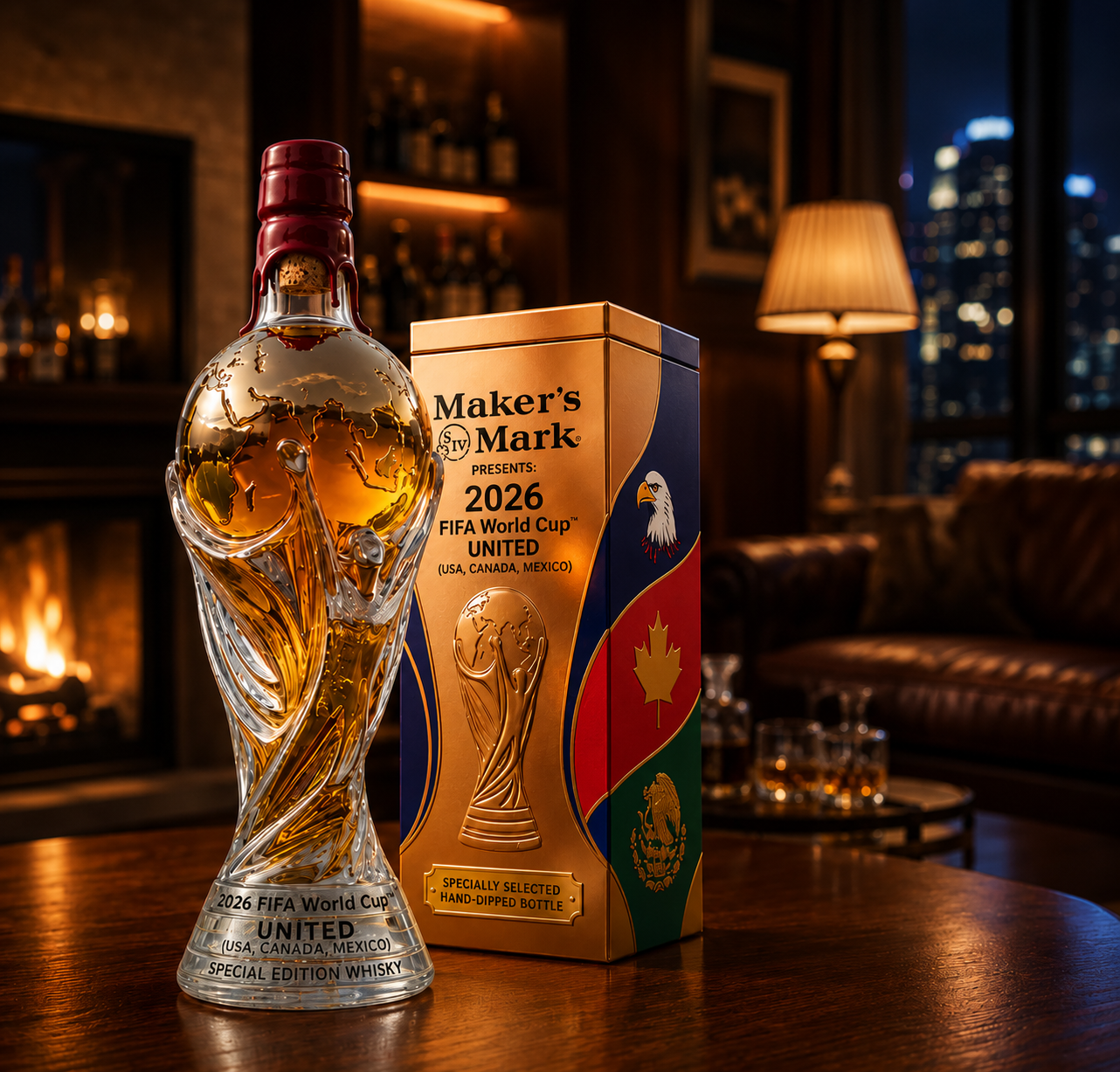Licorera de Cristal | Edición Copa del Mundo 2026